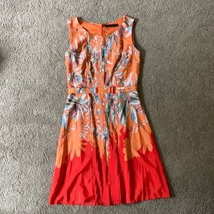 Limited orange belted dress, size 2.